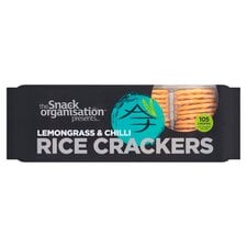 The Snack Organisation Lemongrass & Chilli Rice Crackers 100g