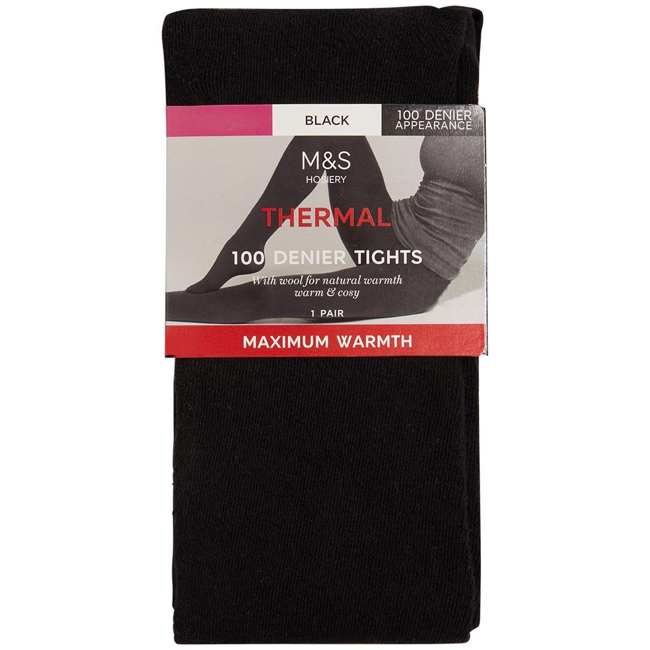 M&S Womens Collection 200 Denier Thermal Fleece Lined Tights