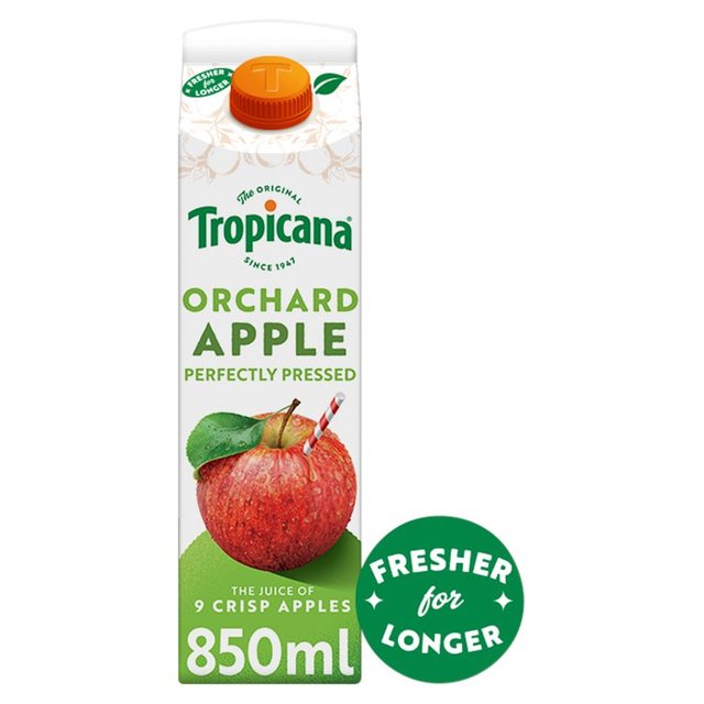 Tropicana Long Life Pure Apple Fruit Juice 850ml