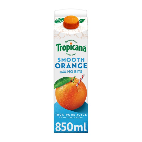 Tropicana Long Life Pure Smooth Orange Fruit Juice