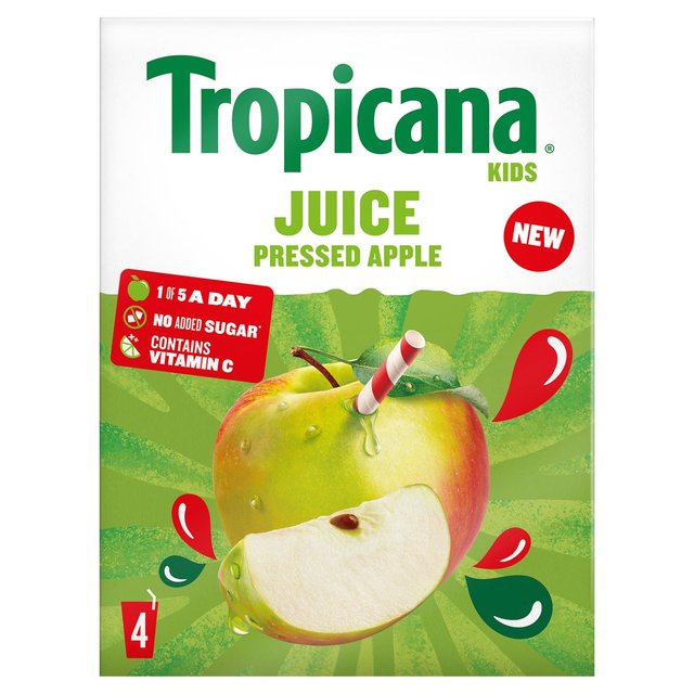 Tropicana Kids Juice Apple  4 x 150ml