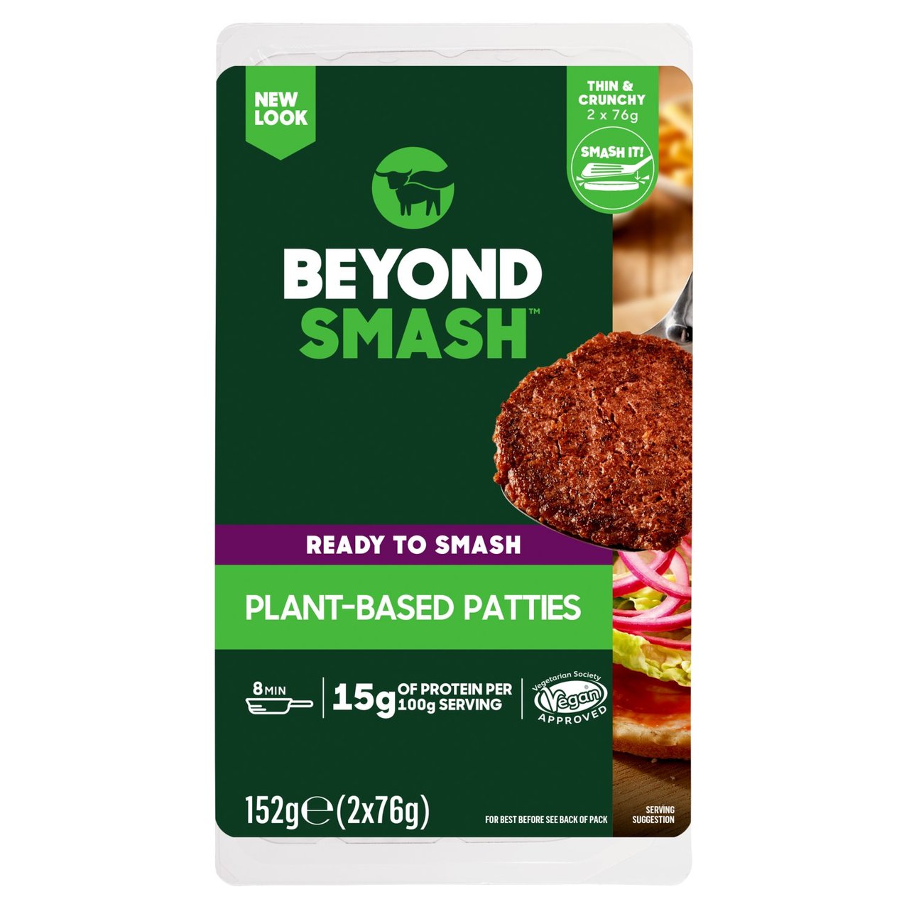 Beyond Smash Plant Based Patties 2x76g