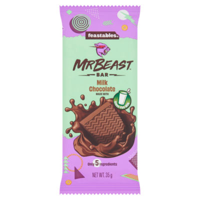 Feastables MrBeast Bar Milk Chocolate 35g