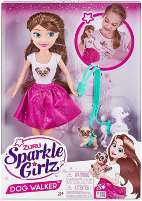 Sparkle Girlz Playset Dog Walker by ZURU