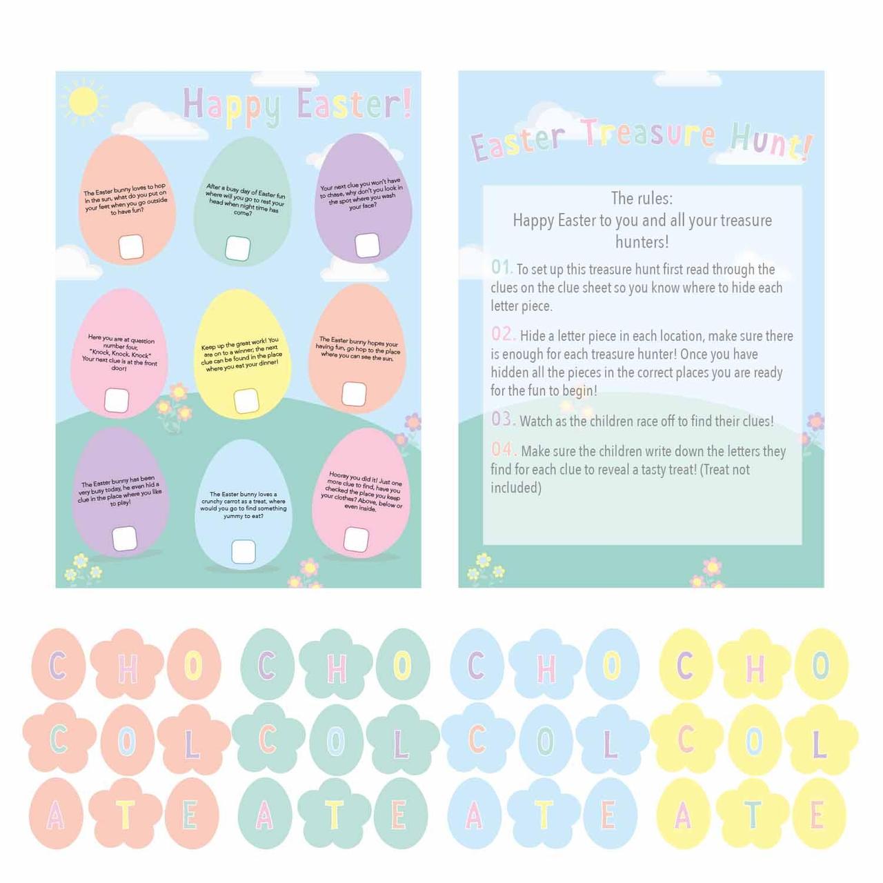 Easter Egg Hunt Signs