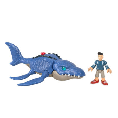 Jurassic World Feature Figure Sets Assortment - Mosasaurus & Kenji