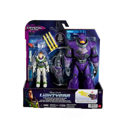 Disney Pixar Lightyear Crystal Grade Buzz Lightyear Vs. Zurg Clash Pack