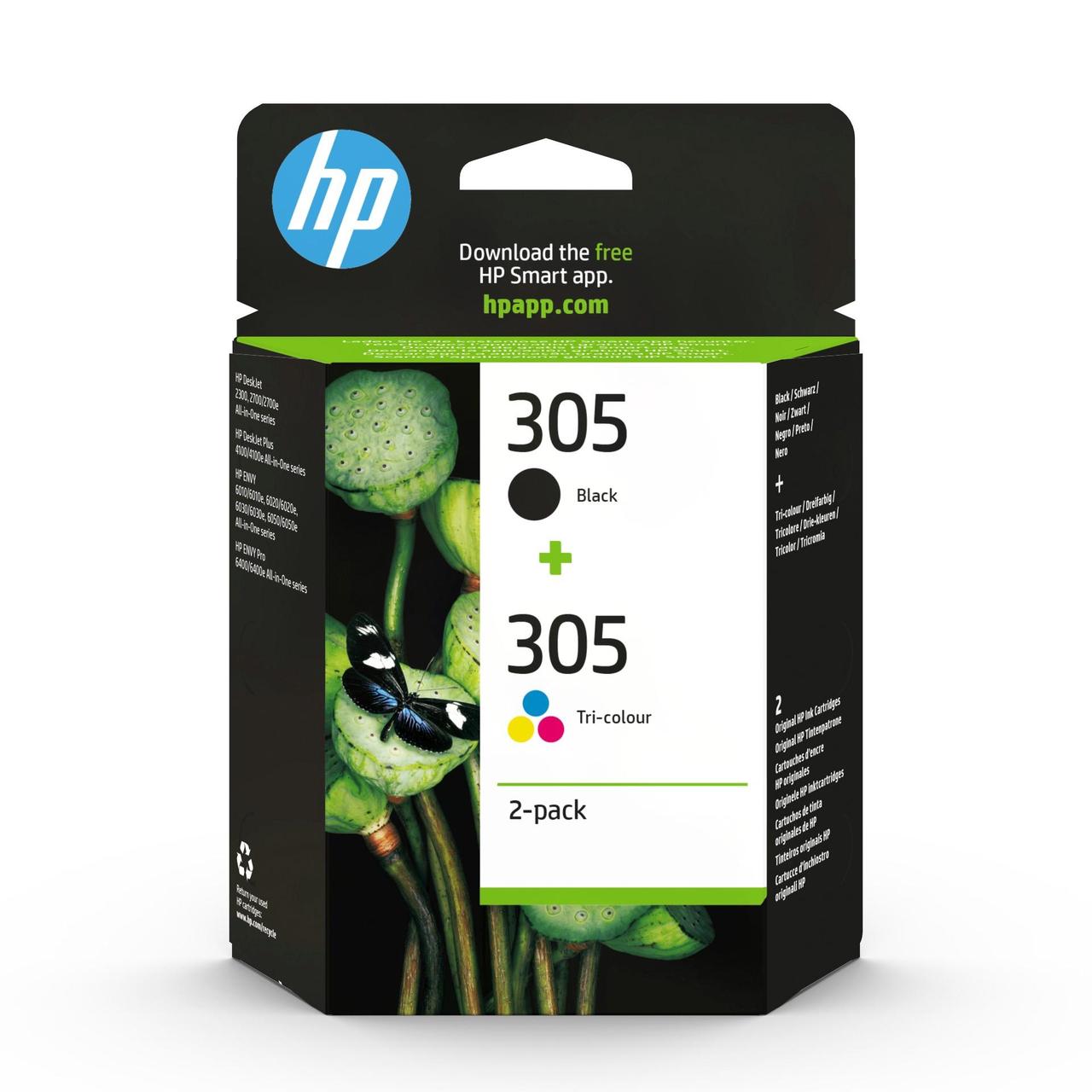 HP 305 Black & Tri Colour Multipack