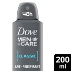 Dove Men+Care Antiperspirant Deodorant Aerosol Classic 200ml