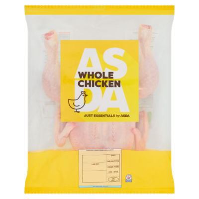 JUST ESSENTIALS by ASDA Whole Chicken (Typically 1.5kg)