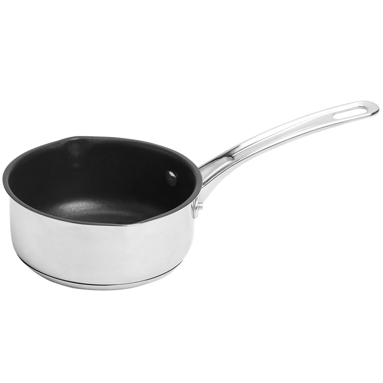 M&S Stainless Steel Non-Stick Milk Pan 14cm