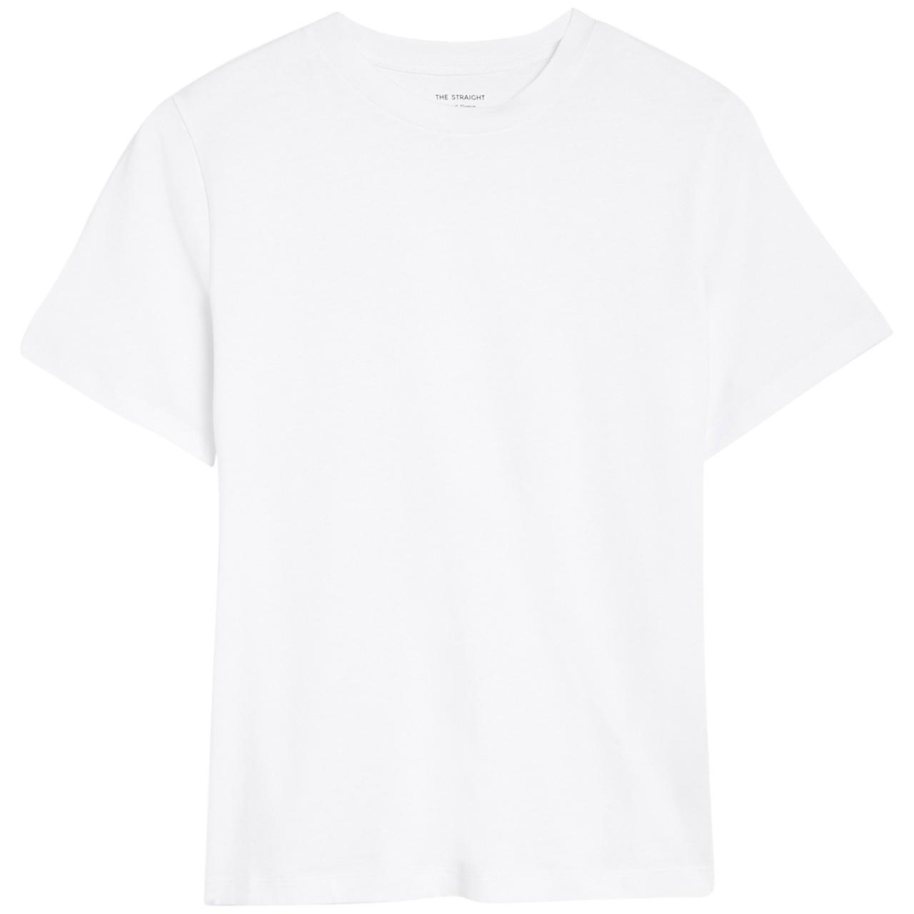 M&S Womens Collection Pure Cotton Everyday Fit T-Shirt, 18, White