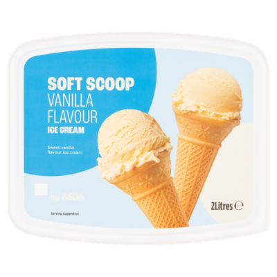 ASDA Vanilla Soft Scoop Ice Cream