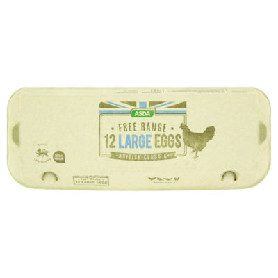 ASDA 12 Large Free Range Eggs