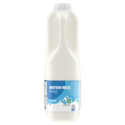 ASDA British Milk Whole 2 Pints