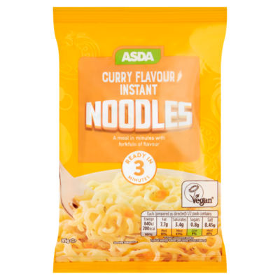 ASDA Curry Flavour Instant Noodles 85g