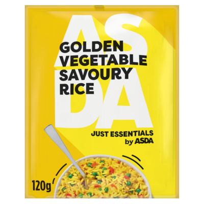 JUST ESSENTIALS by ASDA Golden Vegetable Savoury Rice