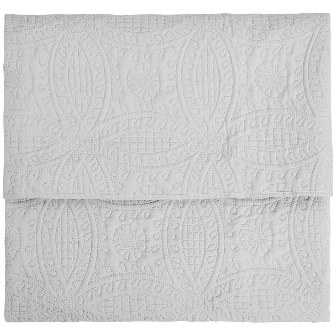 M&S Quilted Double Pinsonic Bedspread, Neutral