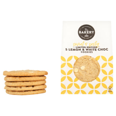 ASDA Limited Edition Lemon and White Choc Cookies 5pk