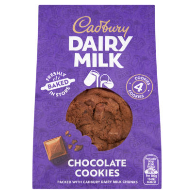 Cadbury 4 Dairy Milk Chocolate Cookies