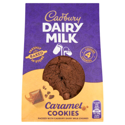 Cadbury 4 Dairy Milk Caramel Cookies