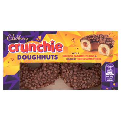 Cadbury Crunchie Doughnuts 2 x 74g (148g)