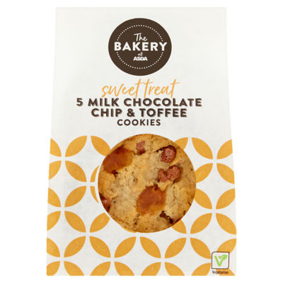 The BAKERY at ASDA Milk Chocolate & Toffee Cookies