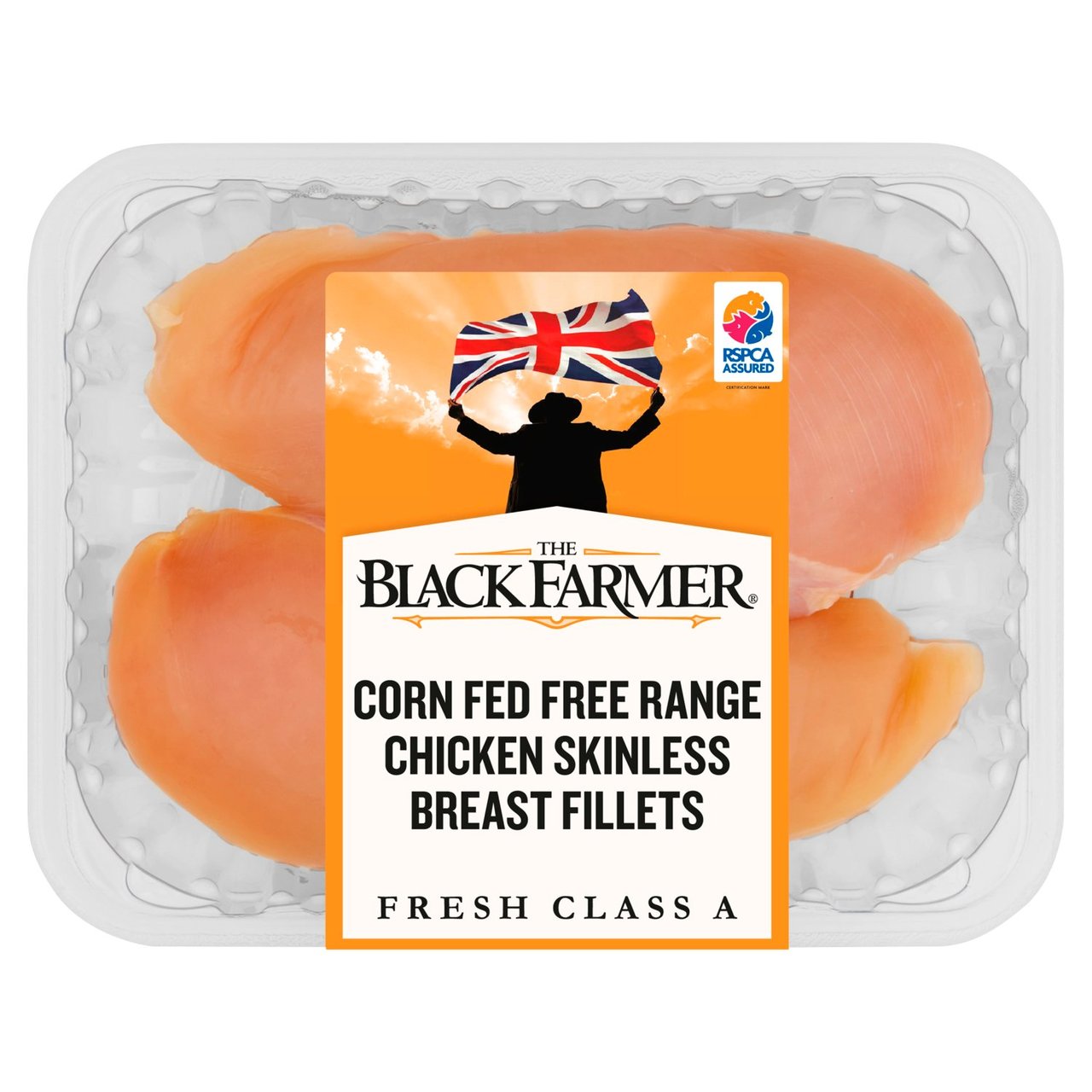 The Black Farmer Corn Fed Free Range Skinless Chicken Breast Fillets