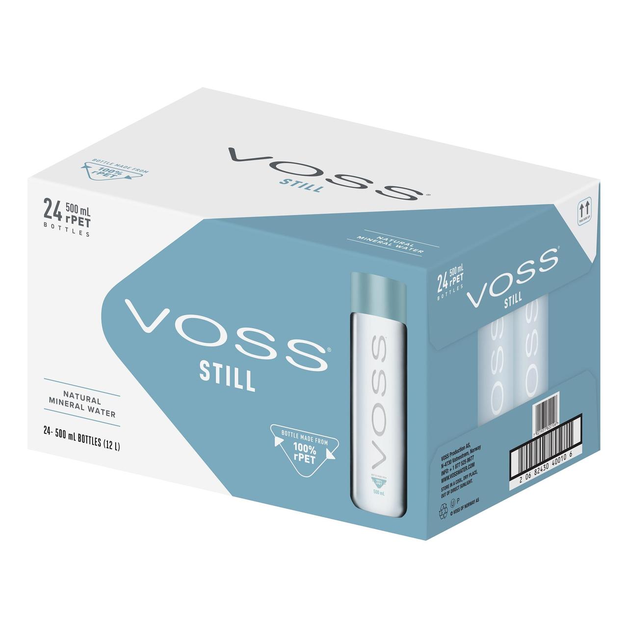 VOSS Still Artesian Water rPET Bottle