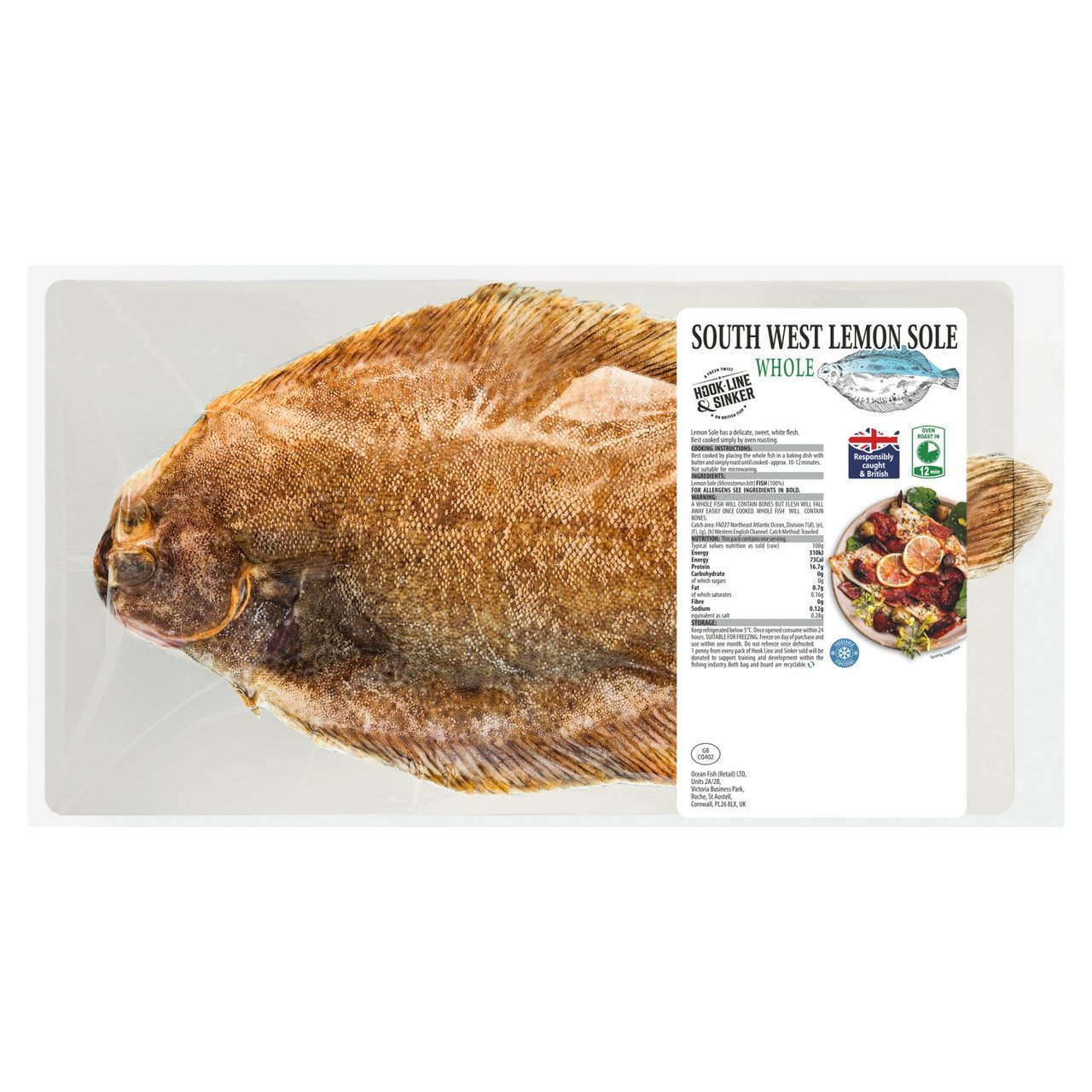 HLS Whole Lemon Sole 