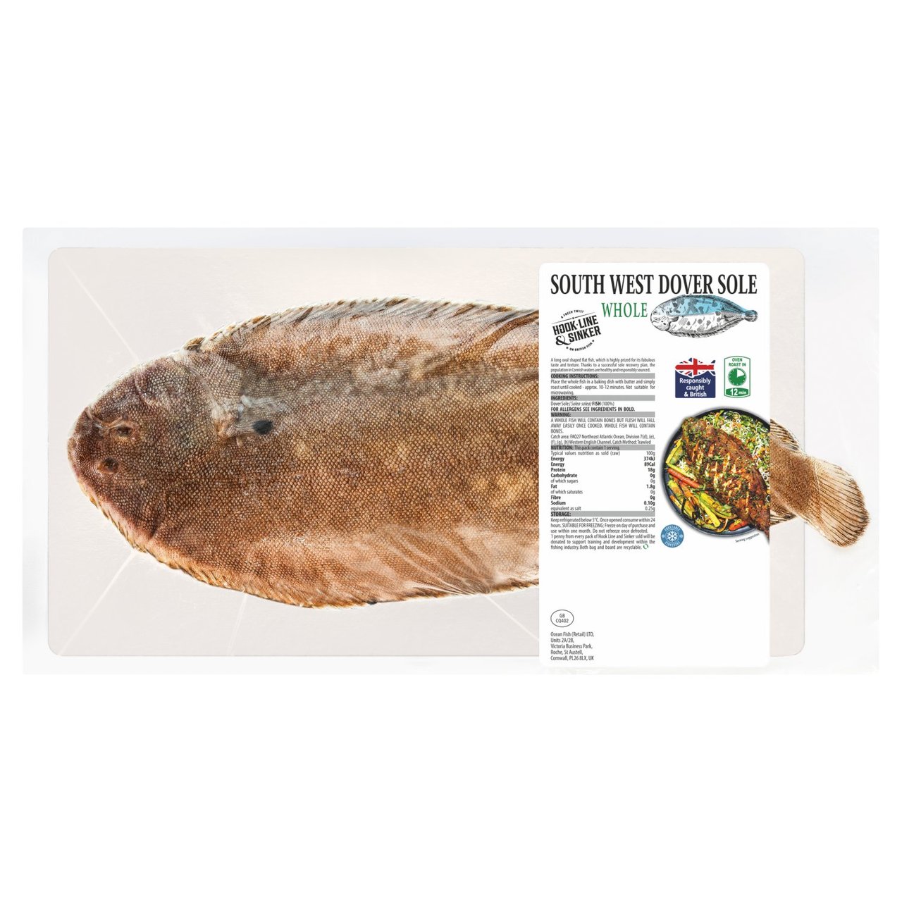 HLS Whole Dover Sole x 1