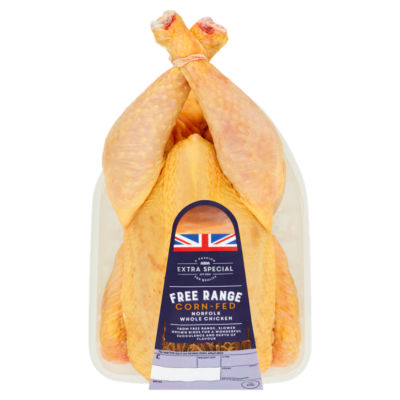 ASDA Extra Special Whole Free Range Corn Fed Chicken (Typically 1.75kg)