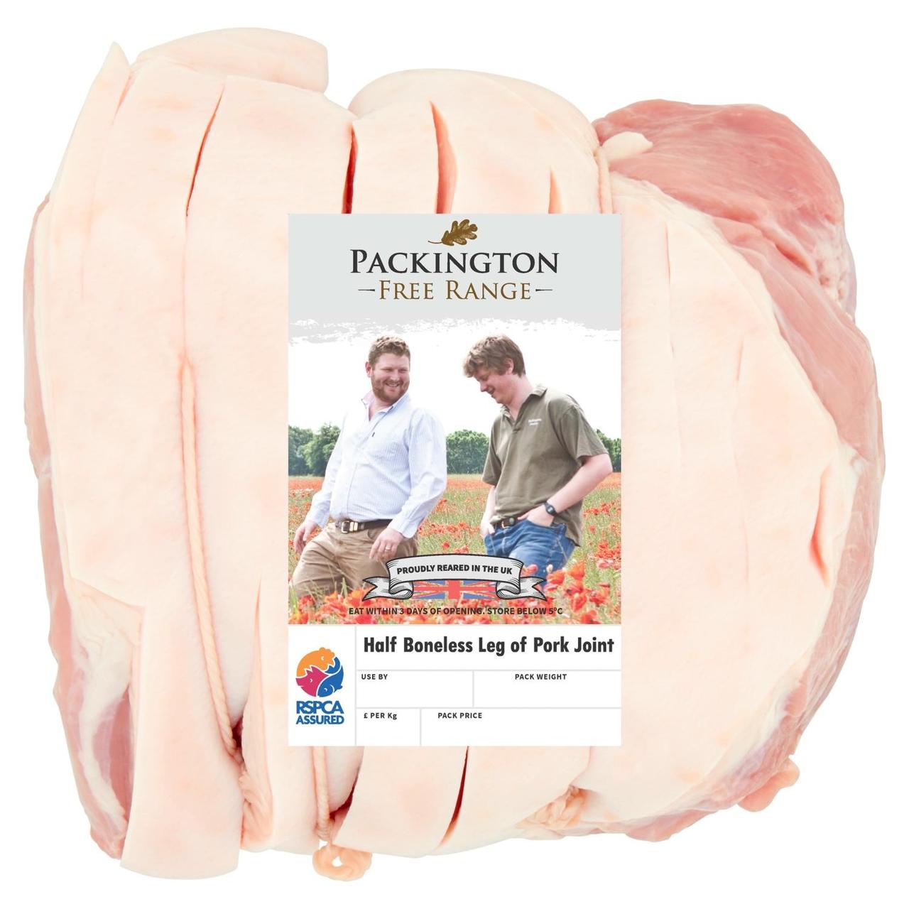 Packington Free Range Pork Leg Joint Half Boneless