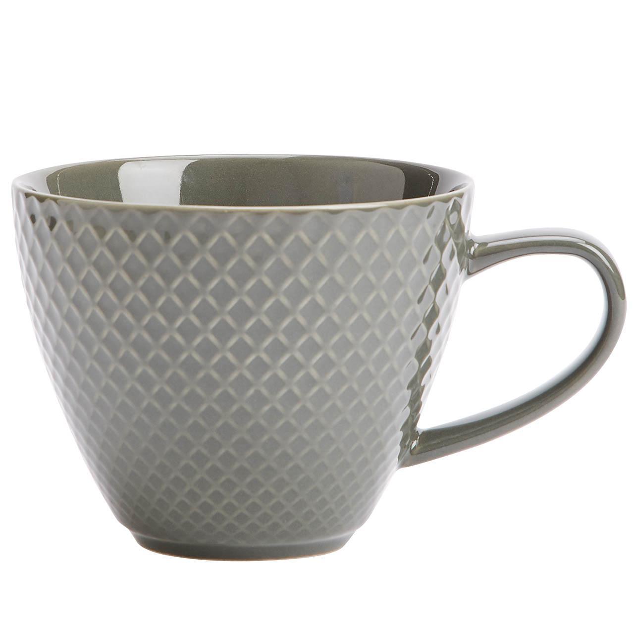 M&S Charcoal Textured Mug 