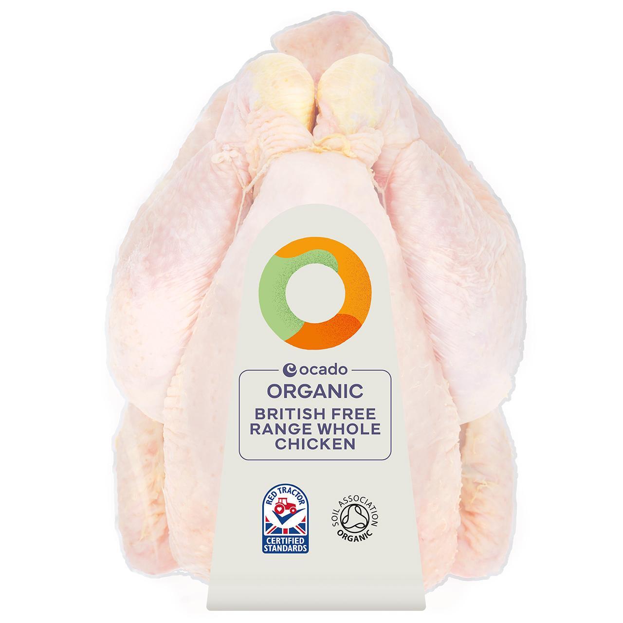 Ocado Organic Free Range Whole Chicken