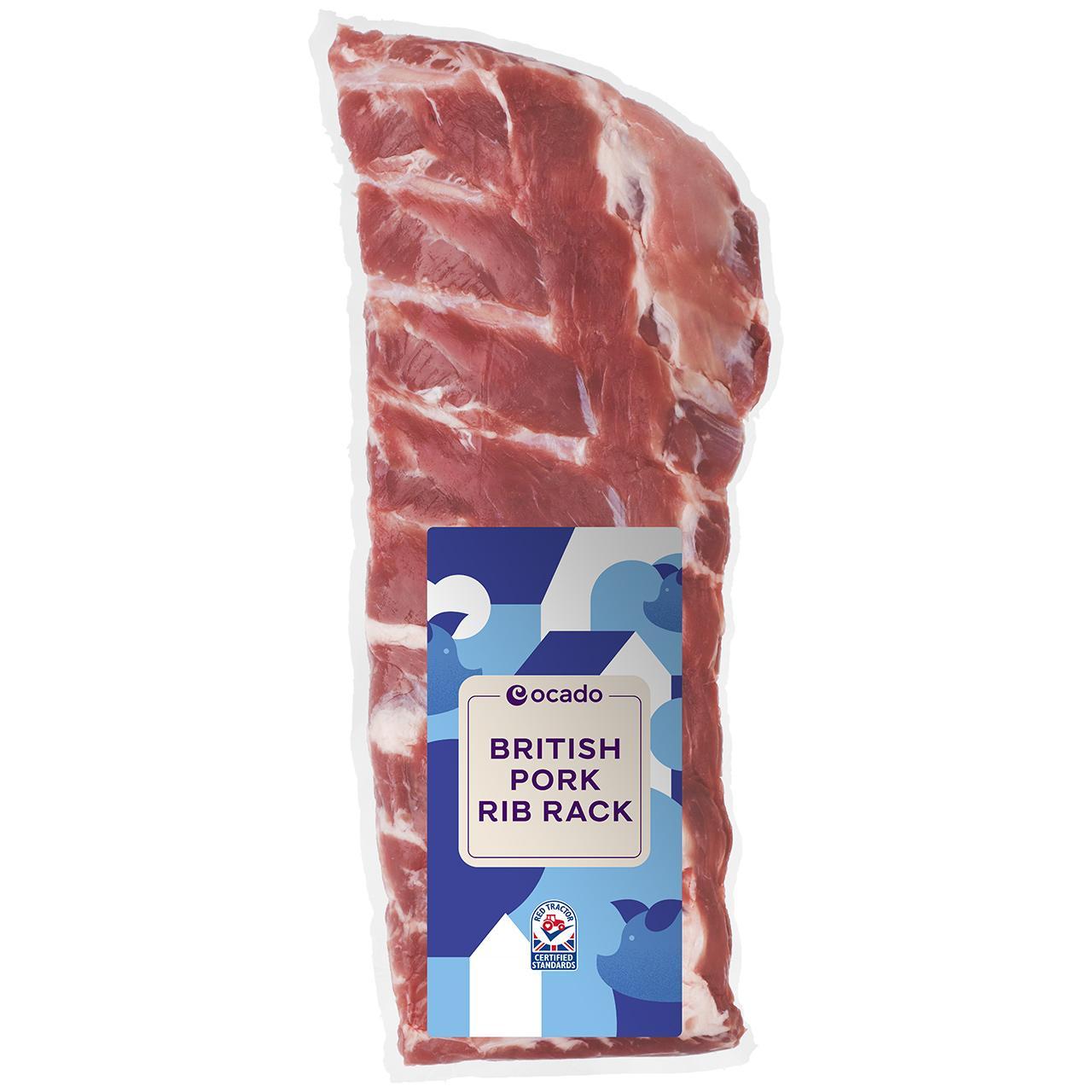 Ocado British Pork Rib Rack