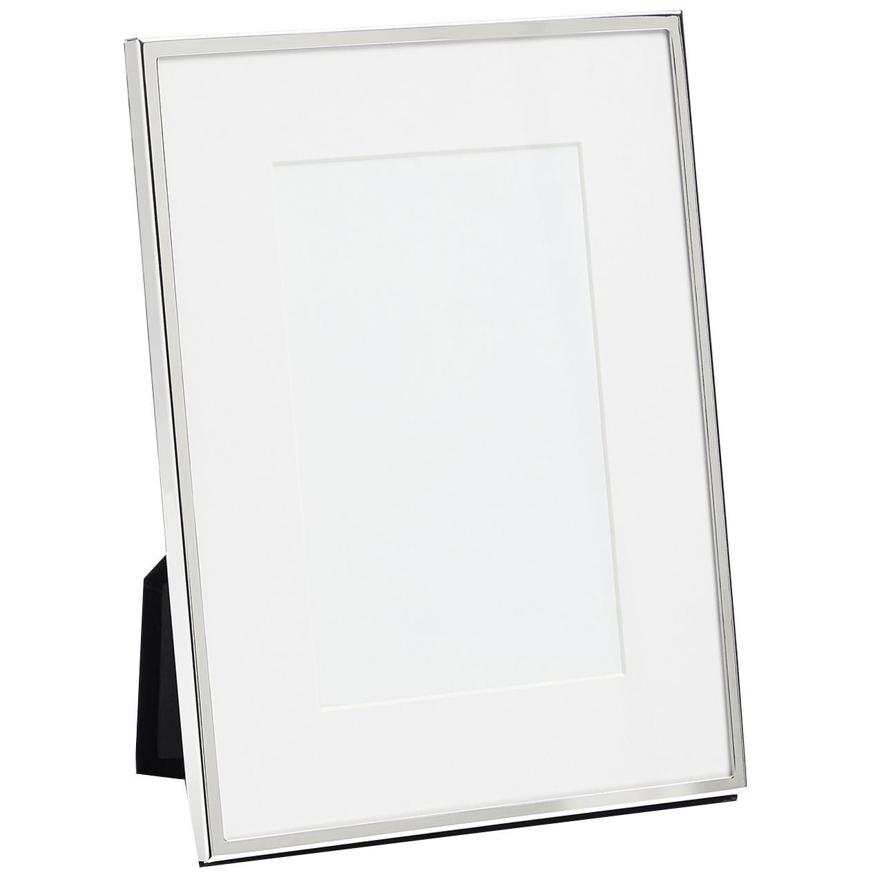 M&S Elegant Metal Photo Frame, Silver 4X6in