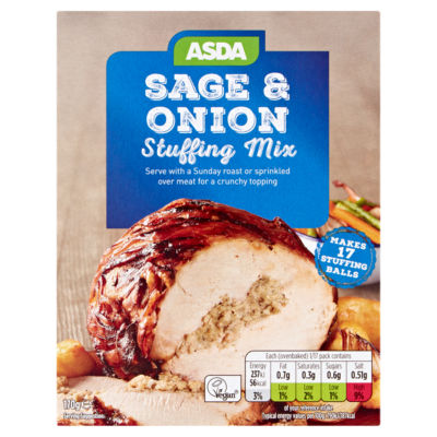 ASDA Sage & Onion Stuffing Mix 170g