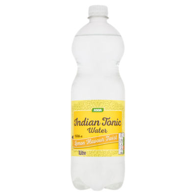 ASDA Indian Tonic Water with a Lemon Flavour Twist 1 Litre