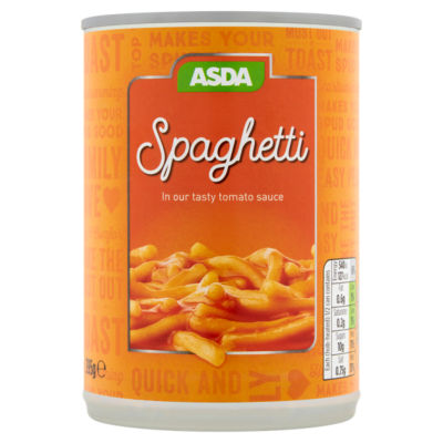 ASDA Spaghetti Strands in Tomato Sauce 395g