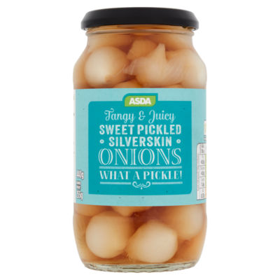 ASDA Sweet Pickled Silverskin Onions 440g