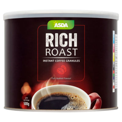 ASDA Instant Granules Rich Roast Roasted Coffee 500g