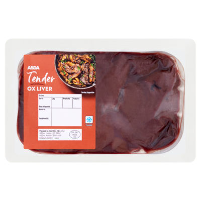 ASDA Ox Liver (Typically 600g)