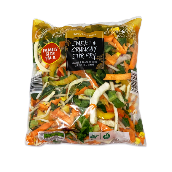 Nature's Pick Sweet & Crunchy Stir Fry Bag 600g