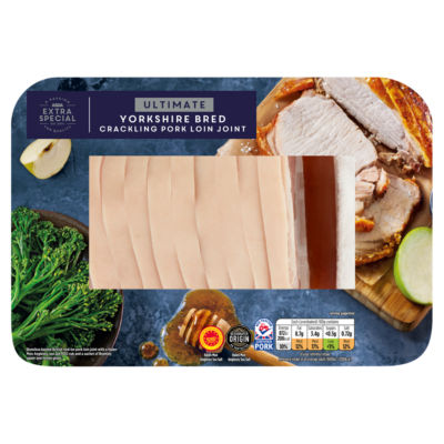 ASDA Extra Special Ultimate Yorkshire Bred Crackling Pork Loin Joint (Typically 1.365kg)