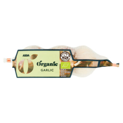 ASDA Organic Garlic 40mm+