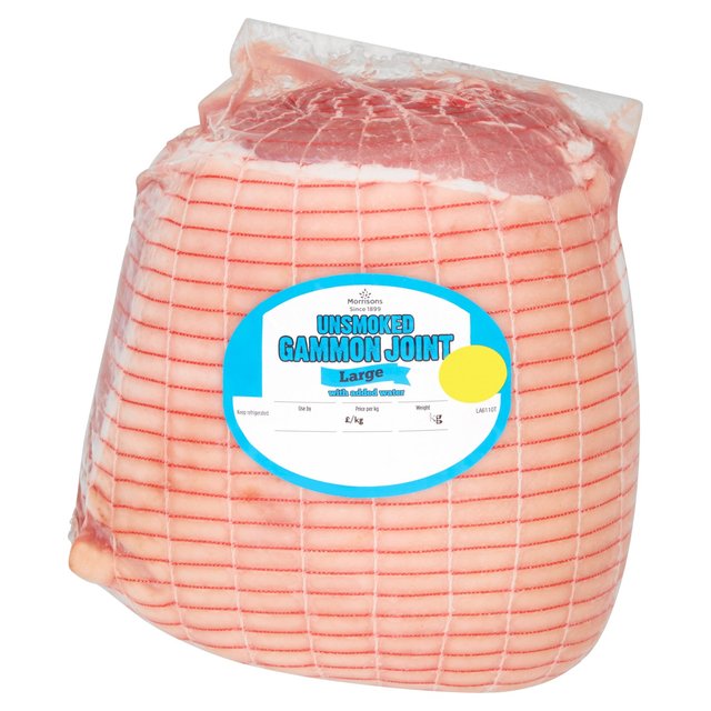 Morrisons Large Unsmoked Gammon Joint  Typically: 5.2kg