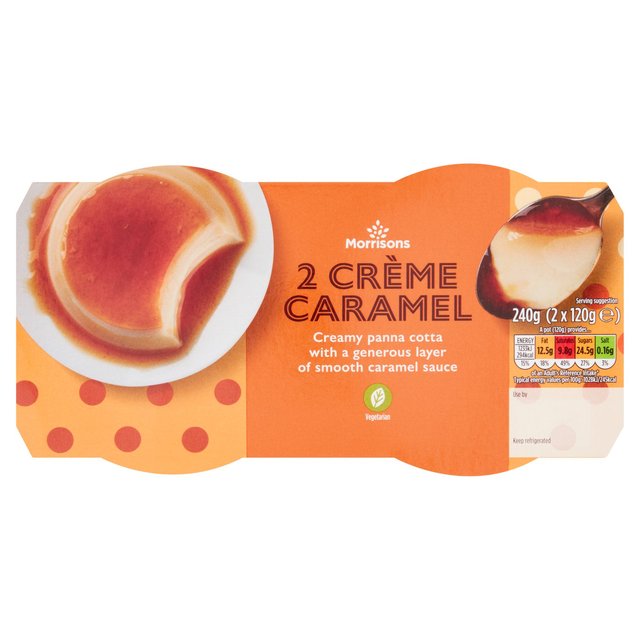 Morrisons 2 Creme Caramel 2 x 120g