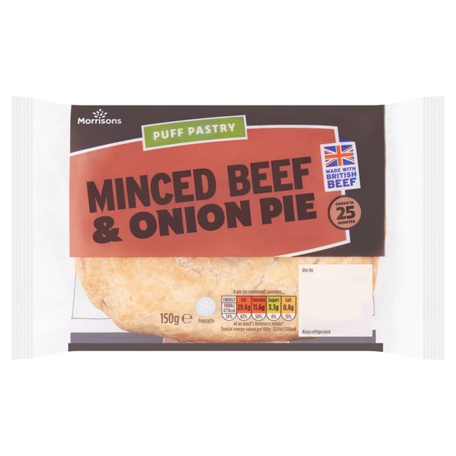 Morrisons Minced Beef & Onion Pie 150g