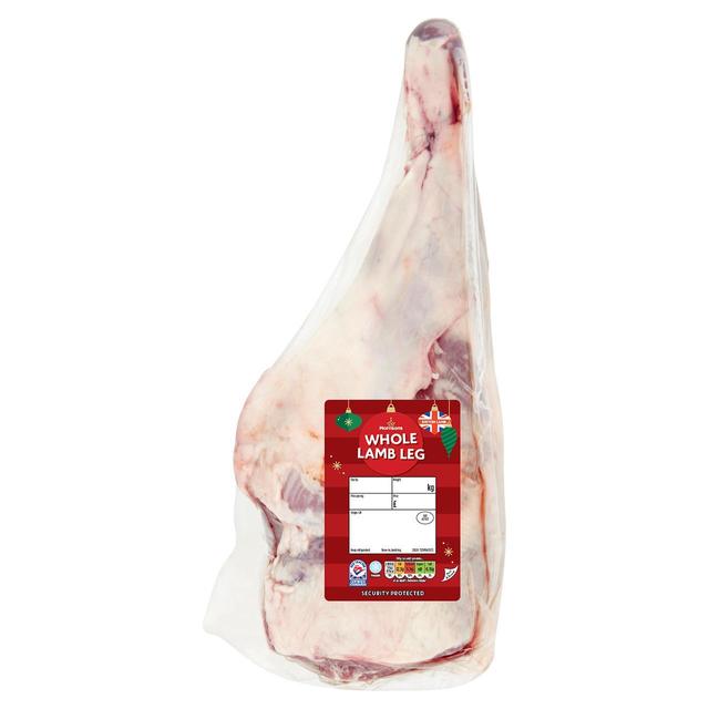 (CP) Morrisons Market St British Whole Spring Lamb Leg Typically: 2kg